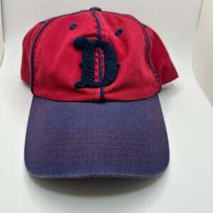 Disney Parks Donald Duck Red and Blue Vintage Style Strapback Baseball Hat